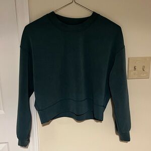 Lululemon Softstreme Dark Green Pullover